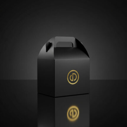 Custom Black Gable Boxes