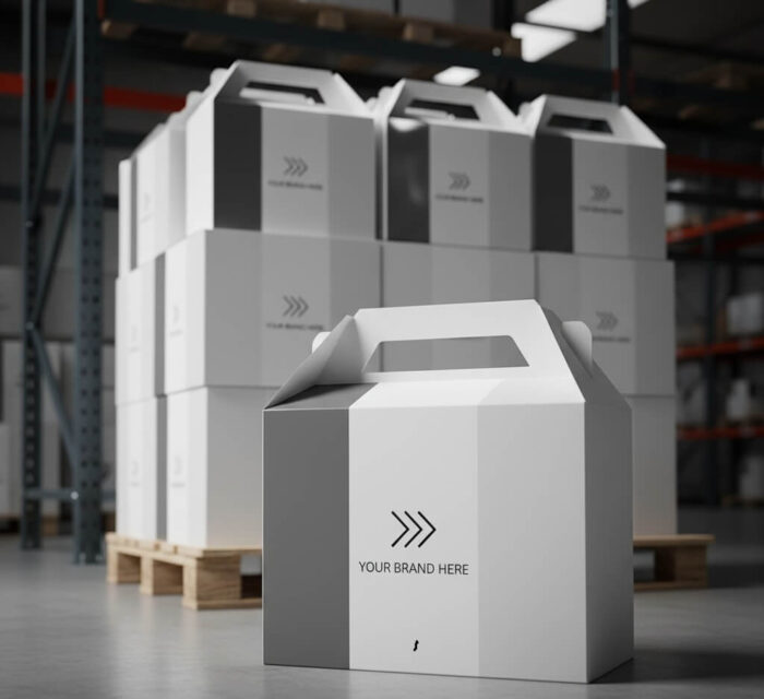 Custom White Gable Boxes 2 1