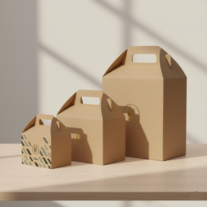 custom brown gable boxes 1 1