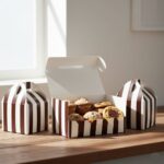 custom striped gable boxes