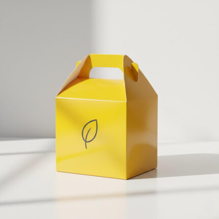 custom yellow gable boxes