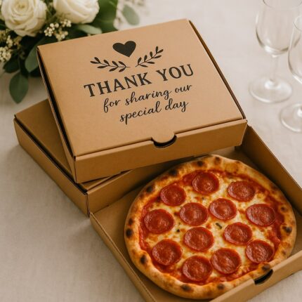 Custom Pizza Boxes Wedding