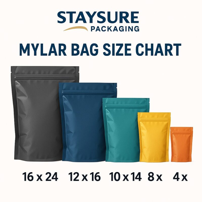 Mylar Bag Size Chart