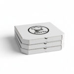 pizza boxes with logo
