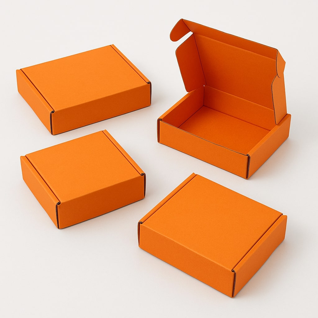 Orange Mailer Boxes Orange Mailer Boxes