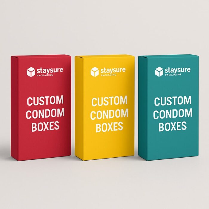 Custom Condom Boxes | Staysure Packaging – Premium & Durable