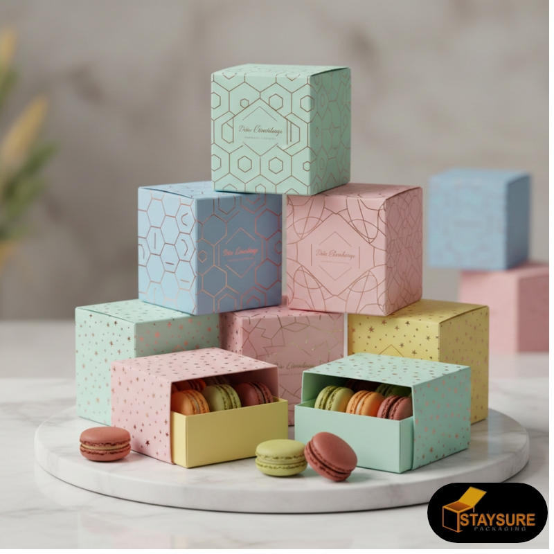 Custom Printed Macaron Boxes