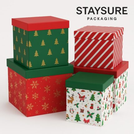 large christmas gift boxes with lids