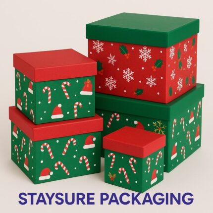 large christmas gift boxes with lids wholesale