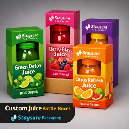 Custom Juice Bottle Boxes