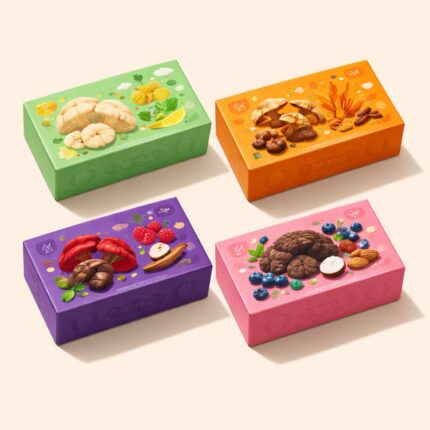 One Up Mushroom Bar boxes