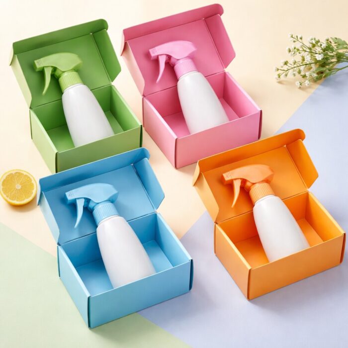 Custom Spray Bottle Boxes | Durable & Stylish Packaging – Staysure ...