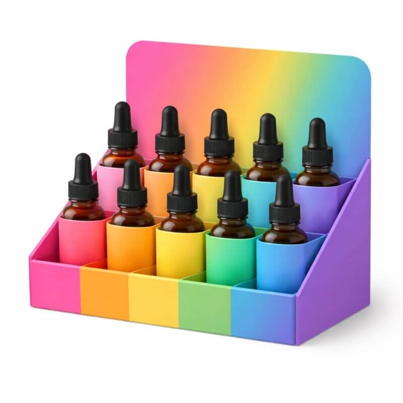 Custom Counter Display for One oz Bottle