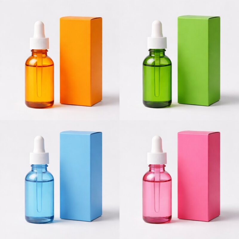 Custom dropper bottle boxes