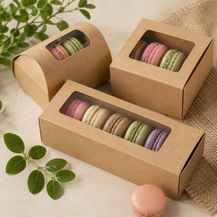 boxes for eco friendly macaron