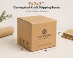 7x7x7 Corrugated Kraft Shipping Box