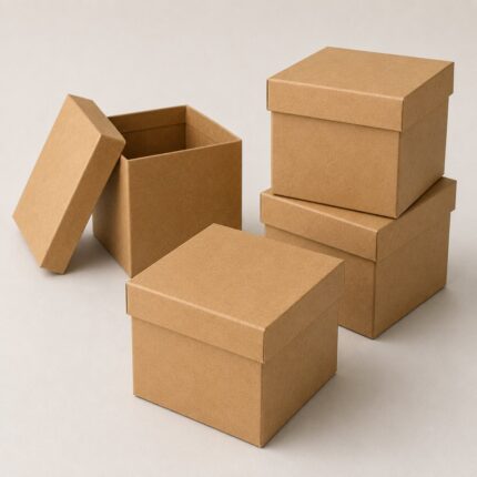 Custom square cardboard boxes with lids