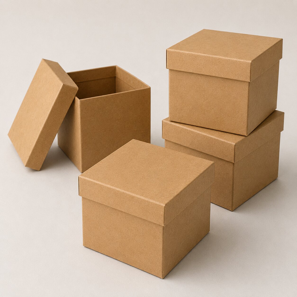 Custom square cardboard boxes with lids Custom square cardboard boxes with lids