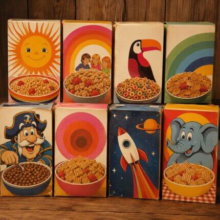 70s Cereal Boxes