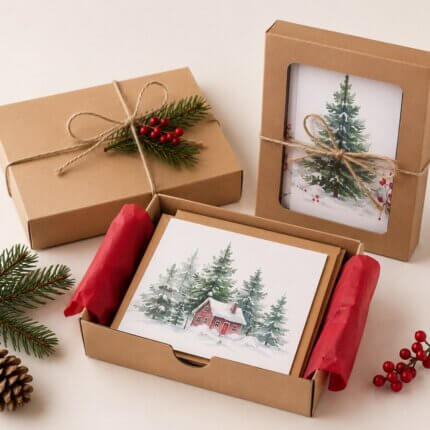Custom christmas card packaging in uk