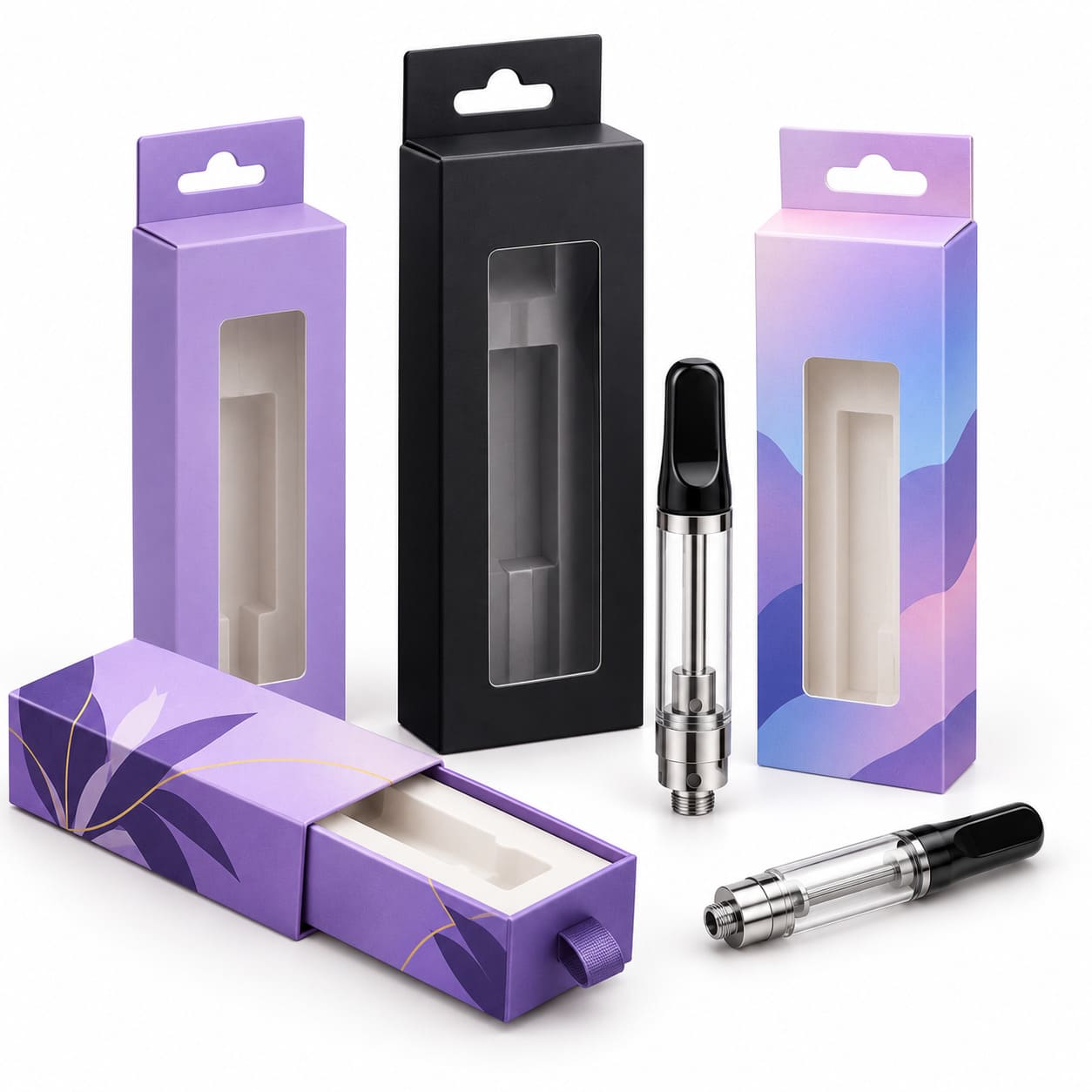 Wholesale empty cbd cartridge packaging Wholesale empty cbd cartridge packaging