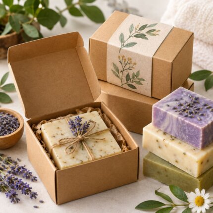 handcrafted soap packaging