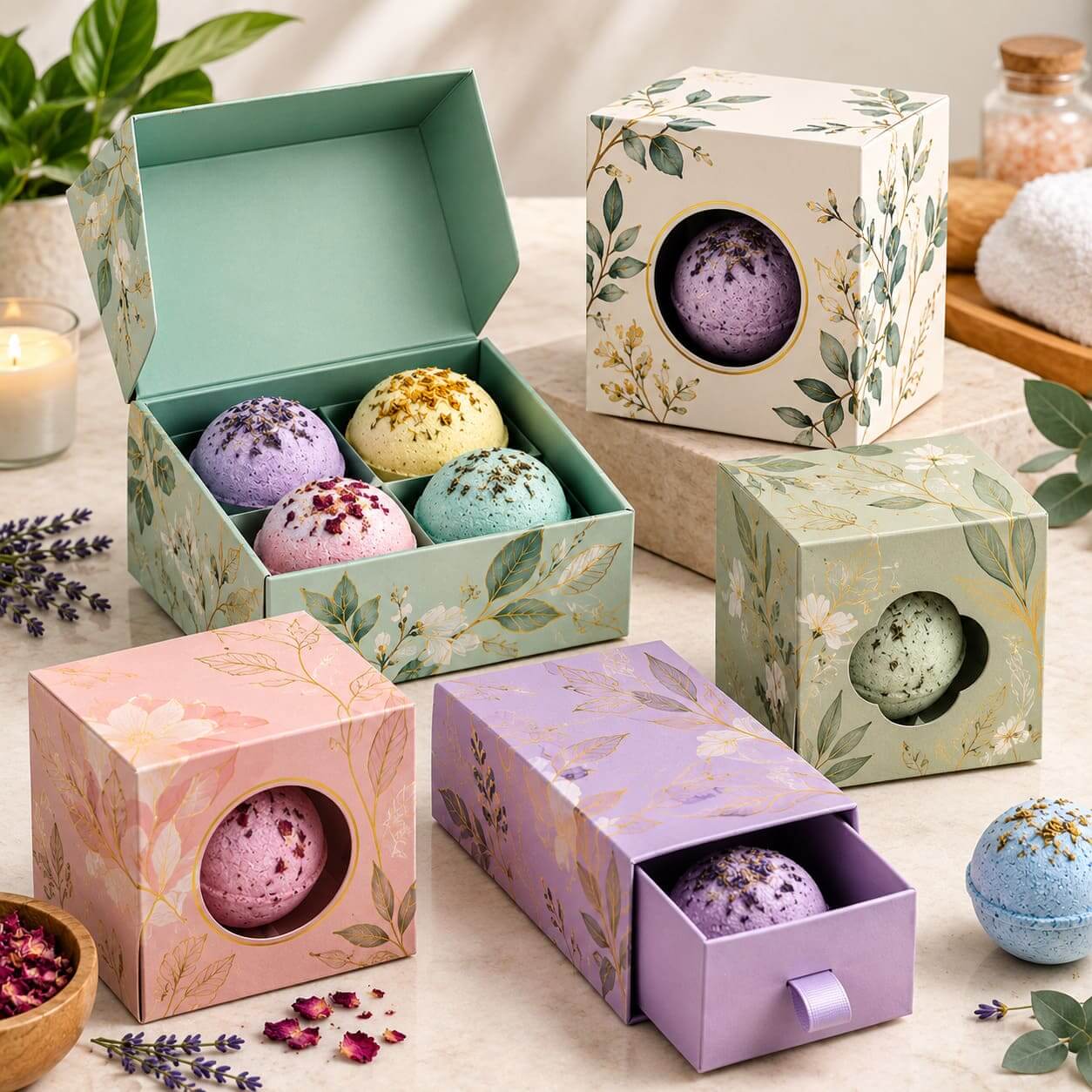 CBD Bath Bomb Boxes CBD Bath Bomb Boxes